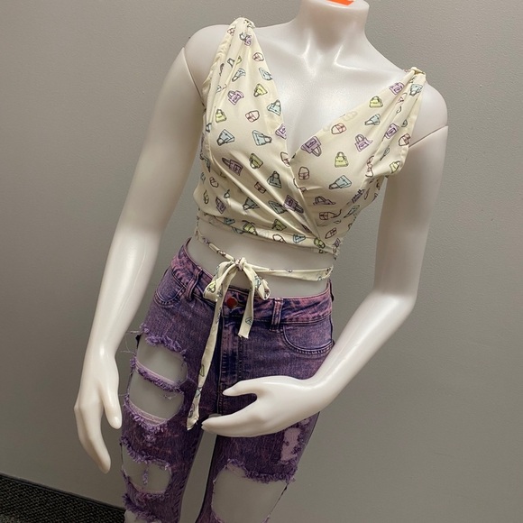 Handbag print wrap tank - Picture 9 of 9